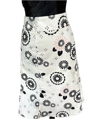 WEEKEND SALES! GAP Stretch Floral A Line Skirt Womens Size 10 Retro Mod